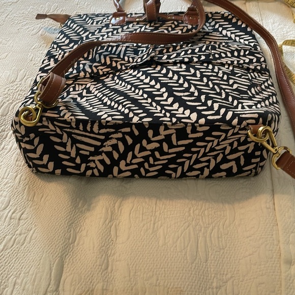 Sseko Kawa Convertible Canvas Leather Backpack EUC Crossbody Handbag Backpack - Picture 5 of 7